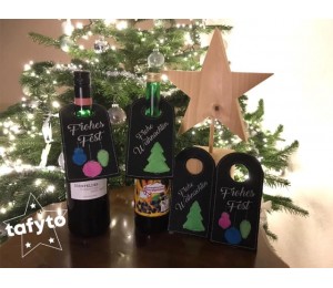 Stickserie ITH - Flaschenkleid Anhänger